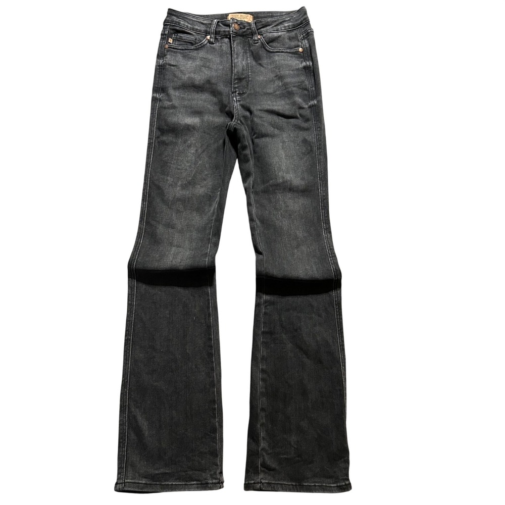 Judy Blue Boot Cut Jeans Women 3/26 Black Faded High Rise JB88787 BK-R